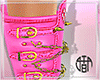 Candy Chain Boots Pink