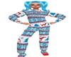TEAL CHRISTMAS JAMMIES
