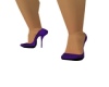 Purple Glitter Heels