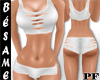 ~B~RIPPED SHORT FIT W PF