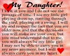 daddy daughter placque