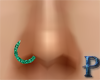 ~P~Nose Ring R Emerald