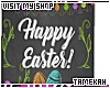 Happy Easter Chalk Sign