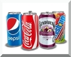 4 Cans of Popular Drinks