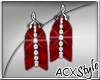 !ACX!Carmen Red Earrings