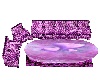 Purple combo sofa