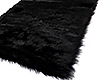 Big Black Fur Rug