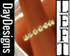 Diamonds & Gold Bangle L