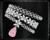 Pink & Silver Bracelet L