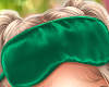 Green Satin Sleep Mask