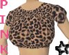 leopard print pajama top