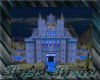 blue castle night
