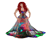 sheer sexy multicol gown