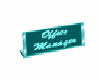 Name Plate Off Mngr Teal