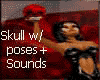 (PB)Goth Skull w/sounds