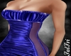Blue Leather Gown