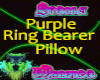 Purple Ringbearer Pillow