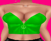 Lime Biker Bustier