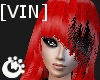 [Vin] Red Blk Hair