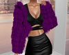 Hot Fur Jacket purple