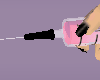 Pink syringe