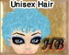 ~HB~Unisex Curly LBlue