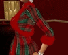christmas plaid coat red