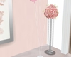 pink peony flower pillar