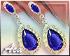 Monica Navy Earrings