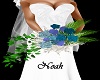 Wedding flowers blue