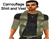 Camouflage Shirt & Vest 