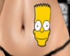 *Bart Simpson Belly Tat