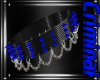 |F| Blue Spiked Collar