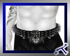 *T* Spiked Belt IC Blk M