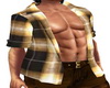 Brown Plaid Muscle M
