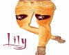 (WTL) Orange SKull Pant