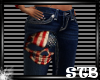 [S] USA Skull Jeans