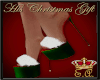 His Xmas Gift Green Heel