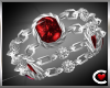 *SC-Glitz Brace Slv/Ruby