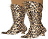 vintage boots leopard