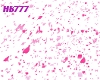HB777 Hot Pink Confetti