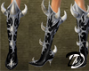 Metal Goth Demon Boots B