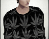 Marijuana Black Sweater