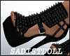 ♥ Black Spikes Shoes