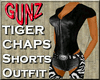 @ Tiger Chaps Shorts Fit