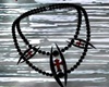 [H] Horn Cross Necklace