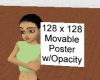 128x128 Movable Poster