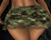 !A Rouched Camo Skirt