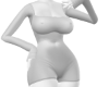 Stretch Romper WHT