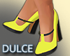 Yellow Pinup Heels